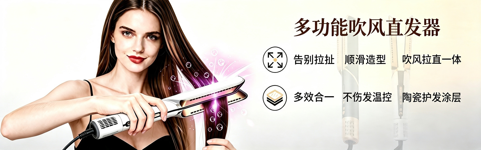 多功能吹风直发器