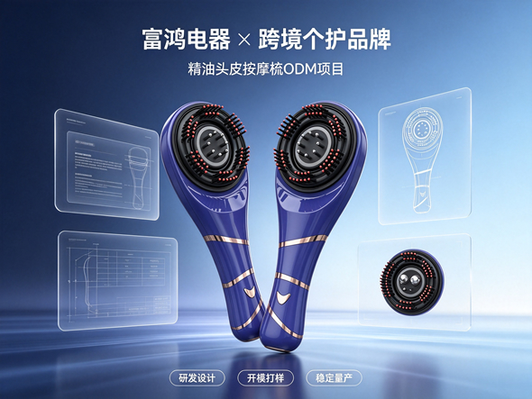 精油头皮按摩梳ODM项目